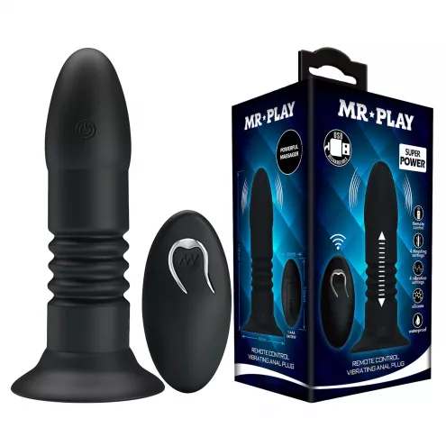 Анальная пробка - Mr.Play Remote Control Vibrating Anal Plug