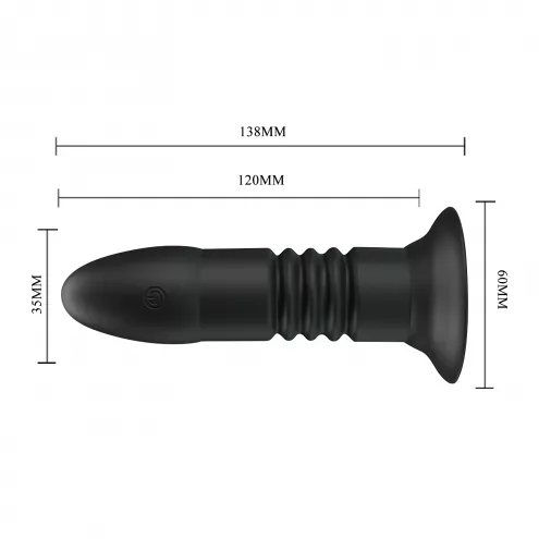 Анальная пробка - Mr.Play Remote Control Vibrating Anal Plug