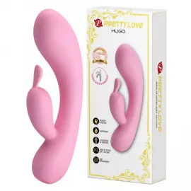 Вибратор - Pretty Love Hugo Vibrator Pink - 1