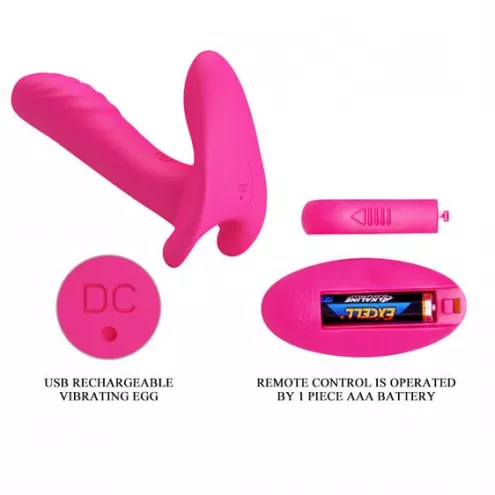 Вібратор – Pretty Love Remote Control Massager Pink