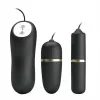 Виброяйцо с вибропулей - Pretty Love Electric Stimulation Double Vibro-Bullets Black