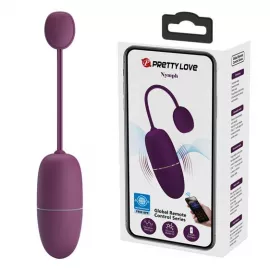 Виброяйцо - Pretty Love Nymph Vibrating Egg Dark Purple (App) - 1