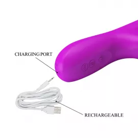 Вибратор - Pretty Love Reese Vibrator Purple - 2