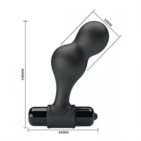 Анальна пробка - Mr.Play Silicone Vibrating Anal Plug