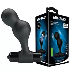 Анальна пробка - Mr.Play Silicone Vibrating Anal Plug - 1
