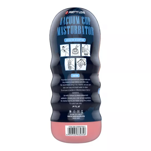 Мастурбатор - Pretty Love Vacuum Cup Masturbator Mouth