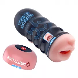 Мастурбатор - Pretty Love Vacuum Cup Masturbator Mouth - 1
