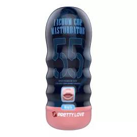 Мастурбатор - Pretty Love Vacuum Cup Masturbator Mouth - 3