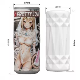 Мастурбатор - Pretty Love Pop-Top Can Masturbator White - 8