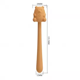 Вібратор - Pretty Love Cute Bear Light Brown, 7 vibration functions - 8