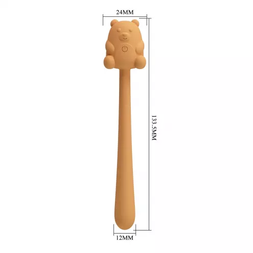 Вібратор - Pretty Love Cute Bear Light Brown, 7 vibration functions