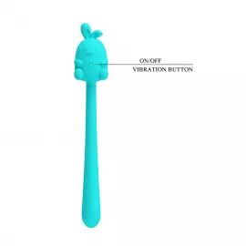 Вібратор - Pretty Love Cute Bunny Turquoise, 7 vibration functions - 3
