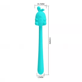 Вібратор - Pretty Love Cute Bunny Turquoise, 7 vibration functions - 4