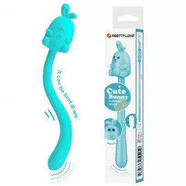 Вібратор - Pretty Love Cute Bunny Turquoise, 7 vibration functions - 1