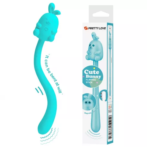 Вібратор - Pretty Love Cute Bunny Turquoise, 7 vibration functions