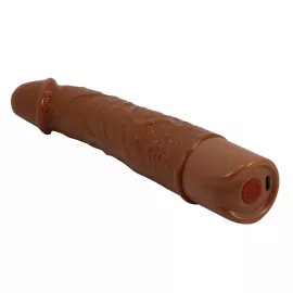 Реалистичный вибратор – Pretty Love Leander Realistic Vibrating Dildo Brown - 3