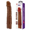Реалистичный вибратор – Pretty Love Leander Realistic Vibrating Dildo Brown