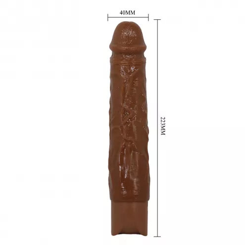 Реалістичний вібратор - Pretty Love Osric Realistic Vibrating Dildo Brown