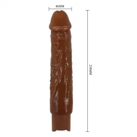 Реалистичный вибратор - Pretty Love Rufus Realistic Vibrating Dildo Brown - 4