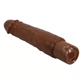 Реалистичный вибратор - Pretty Love Rufus Realistic Vibrating Dildo Brown - 7