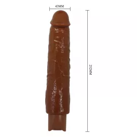 Реалистичный вибратор - Pretty Love Soren Realistic Vibrating Dildo Brown - 6