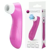 Вакуумный стимулятор - Romance Sucking Pleasure Stimulator Breeze Pink