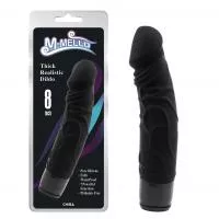 Вибратор - M-Mello Thick Realistic Dildo 8 Black