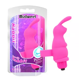Насадка на палец - MisSweet Sweetie Rabbit Finger Vibrator Pink - 1