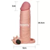 Вібронасадка на член Pleasure X-Tender Vibrating Penis Sleeve Brown #1