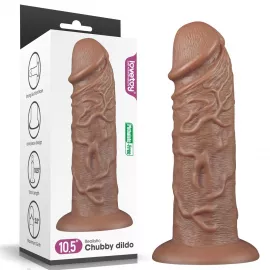 Фаллоимитатор значительного размера 10.5 Realistic Chubby Dildo - 1