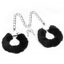 Наручники черные LUFFY LEG CUFFS - 3