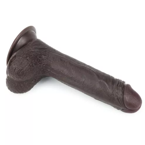 Фалоімітатор 7 Sliding Skin Dual Layer Dong – Black