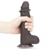 Фалоімітатор 7 Sliding Skin Dual Layer Dong – Black