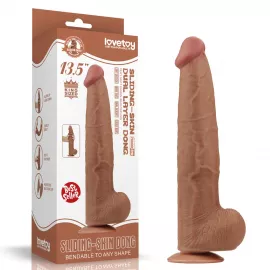 Фалоімітатор 13.5 King Sized Sliding Skin Dual Layer Dong - 1