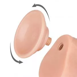 Фалоімітатор 7' Sliding Skin Dual Layer Dong - 5