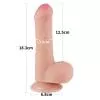 Фалоімітатор 7' Sliding Skin Dual Layer Dong