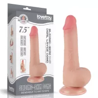 Фалоімітатор 7.5 Sliding Skin Dual Layer Dong FLESH