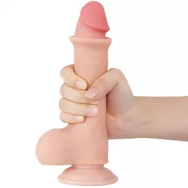 Фалоімітатор 8 Sliding Skin Dual Layer Dong Flesh - 6
