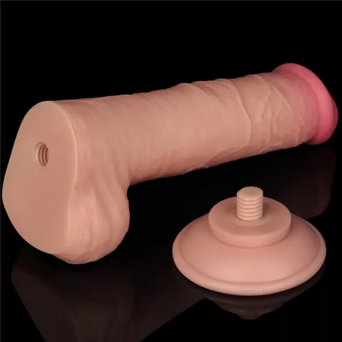 Фалоімітатор 8 Sliding Skin Dual Layer Dong Flesh