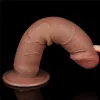 Фалоімітатор 8 SLIDING SKIN DUAL LAYER DONG BROWN