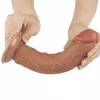 Фалоімітатор 8 SLIDING SKIN DUAL LAYER DONG BROWN