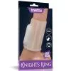 Насадка на пеніс Vibrating Ridge Knights Ring (White)