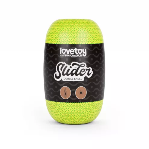 Подвійний мастурбатор вагіна анус SLIDER DOUBLE-ENDED Brown