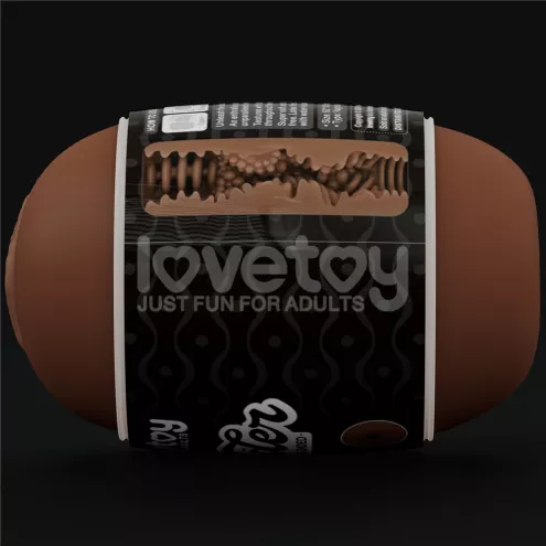 Подвійний мастурбатор вагіна анус SLIDER DOUBLE-ENDED Brown