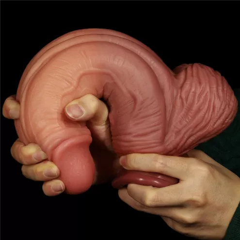 Фаллоимитатор 10'' Dual layered Platinum Silicone Cock