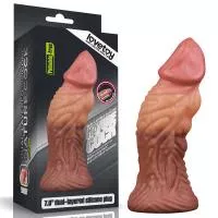 Фалоімітатор 7.0 Dual layered Platinum Silicone Plug