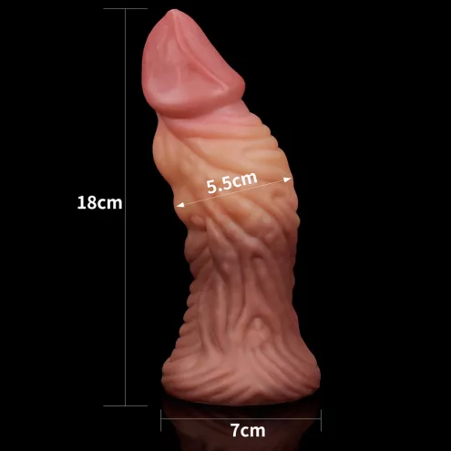 Фалоімітатор 7.0 Dual layered Platinum Silicone Plug