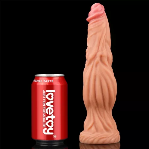 Фалоімітатор значного розміру 9.5 Dual layered Platinum Silicone Cock – Flesh
