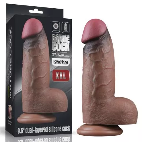 Фаллоимитатор значительного размера 9.5 NATURE COCK XXL