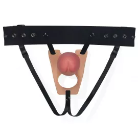 Порожнистий страпон Unisex Hollow Strap-On Rodeo Big, 22 см, тілесний - 2
